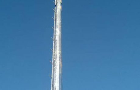 ساخت و نصب دکل پرژکتور زنجان
