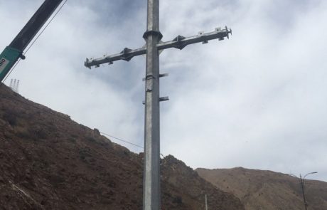 پایه دوربین نظارت جاده ای