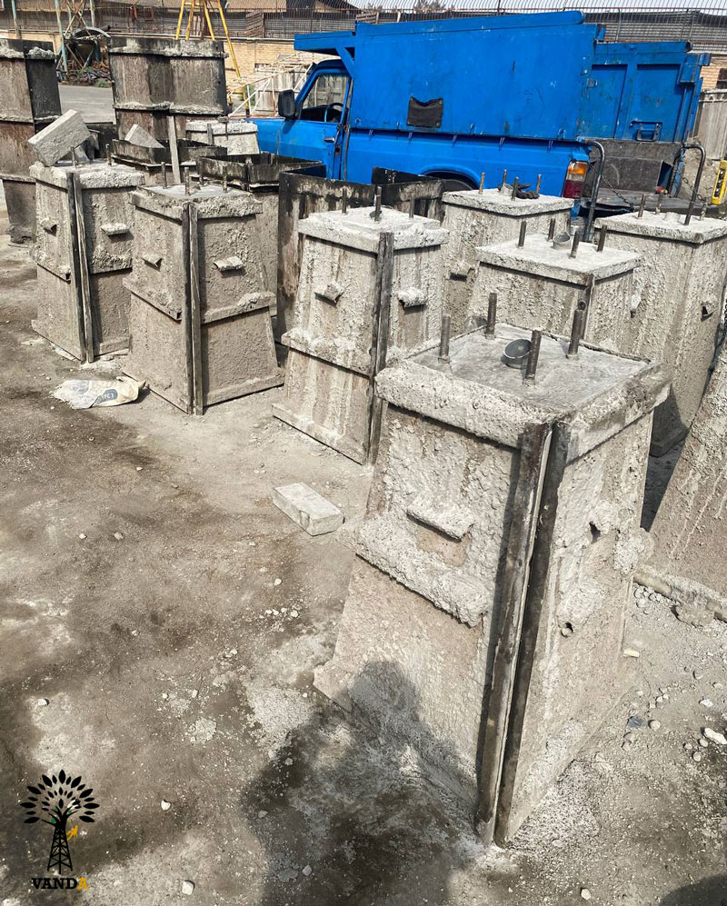 فونداسیون دکل پایه دوربین