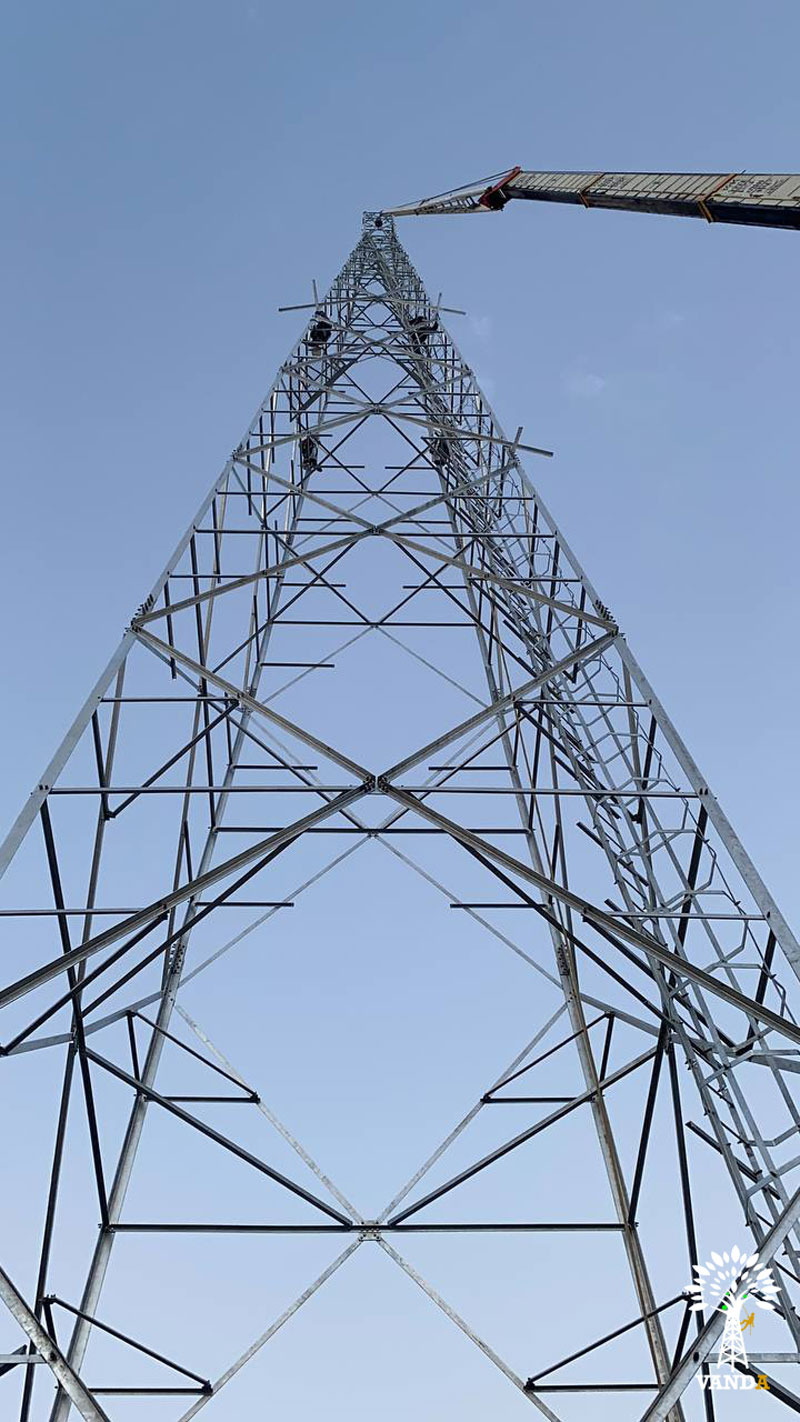نصب دکل خودایستا